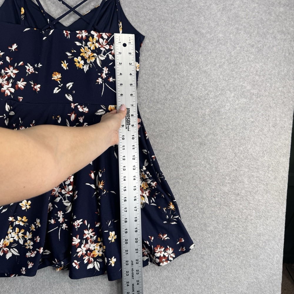 Fortune + Ivy Reign Floral Skater Dress Womens PM Navy NWT Stitch Fix - Picture 8 of 15